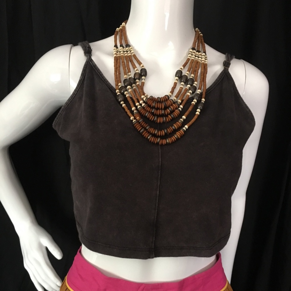 Vintage Tribal Boho Statement Bib Necklace - Picture 1 of 8